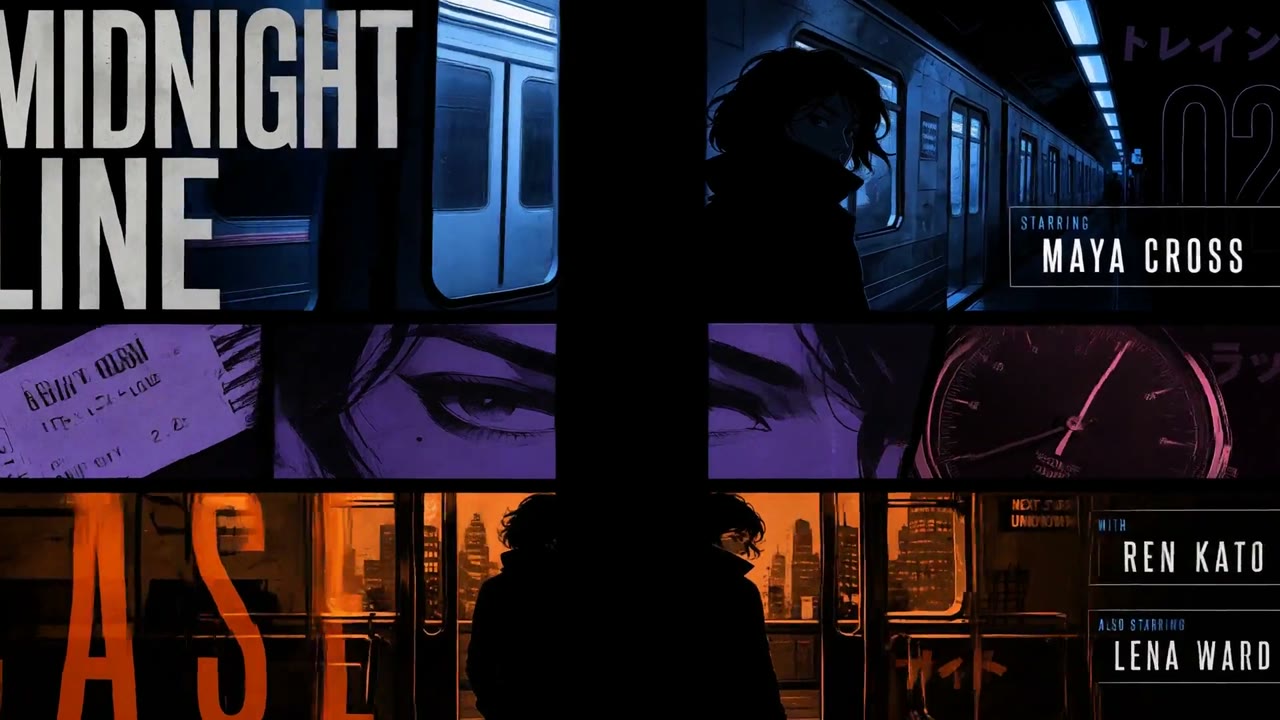 Retro crime title sequence MiniMax H3 result frame